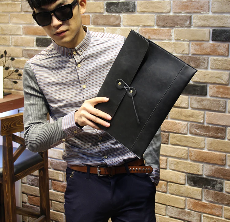 

2019 Pu Leather Clutch Men Messenger Envelope Clutch Bag Men Male Business Portfolio Bag Men Envelope Bags Handbags Day Clutches