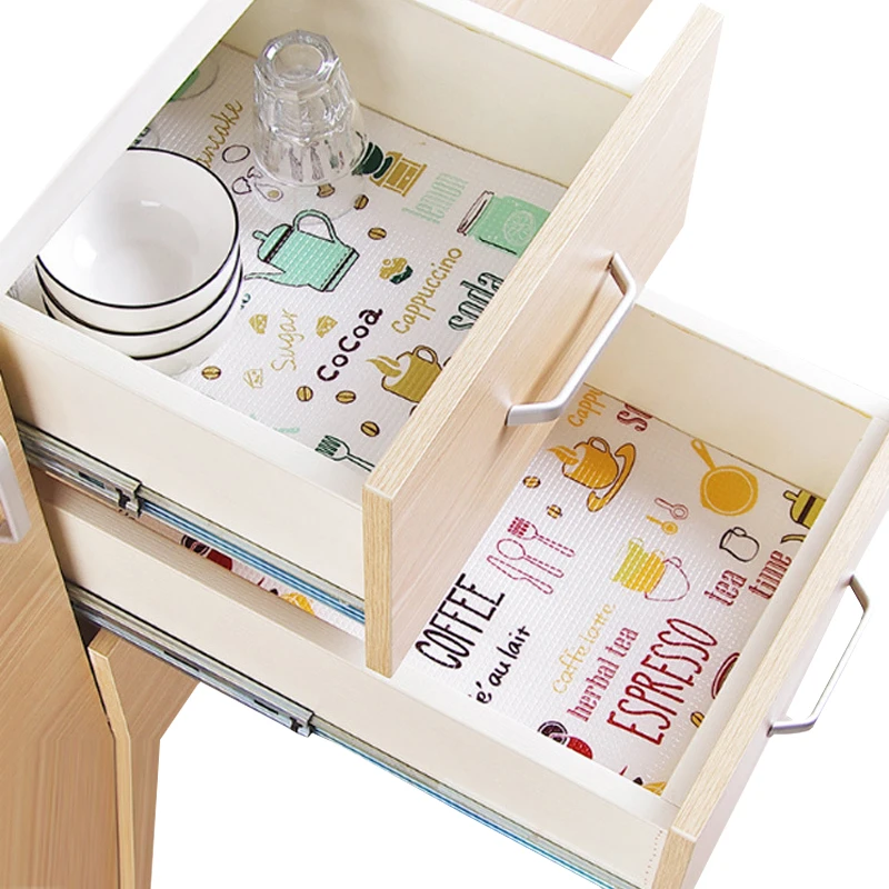 Kitchen Table Mat Refrigerator Cabinet Pad Drawer Shelf Liner Cabinet Cupboard Waterproof Placemat Home Decoration Accessories