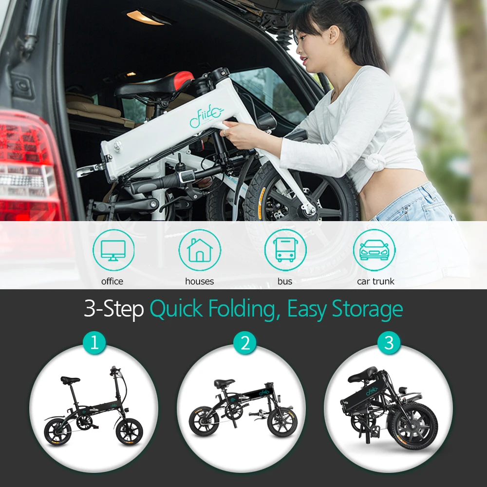 Folding Electric Bicycle Power Assist Electric Bike For Adults Moped E-Bike 250W Brushless Motor 14 Inch 36V 7.8AH 10.4AH Folding Electric Bicycle Power Assist Electric Bike For Adults Moped E-Bike 250W Brushless Motor 14 Inch 36V 7.8AH 10.4AH