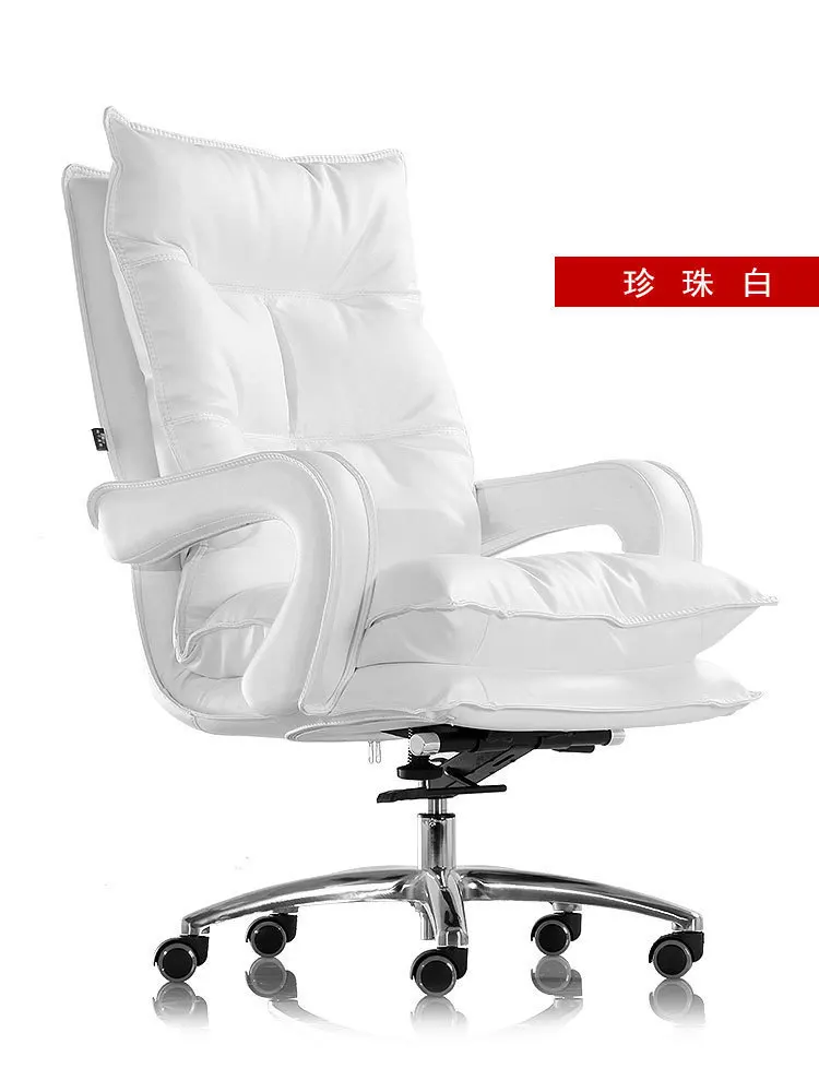 

European Happy Seat Household Main Sowing Genuine Leather Boss Can Lie Lift Gaming European Sofa Directly Swivel Chair You