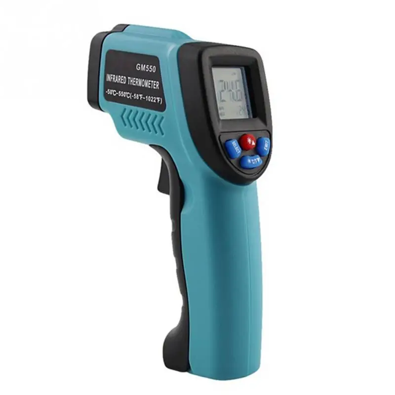 

GM550 Digital infrared Thermometer Pyrometer Aquarium Laser Digital Thermometer Outdoor thermometer -50~550 C