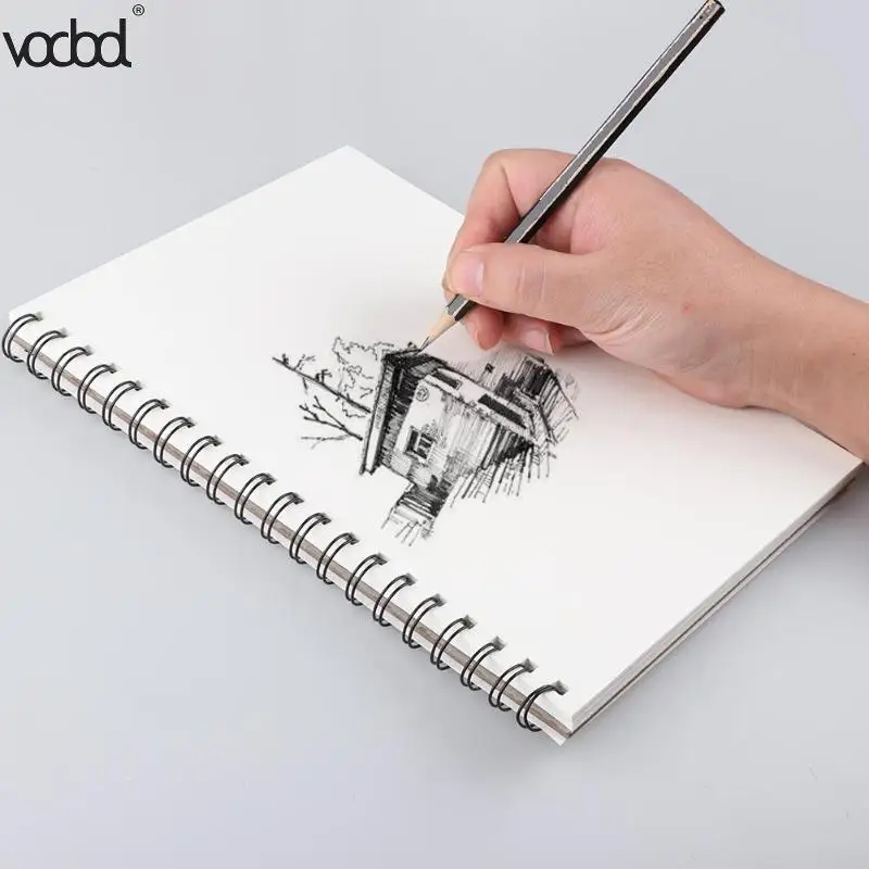 

32 Sheets Sketchbook 16K Paper Drawing Painting Graffiti Sketch Book Memo Notebook Notepad Office School Stationery Art Supplies