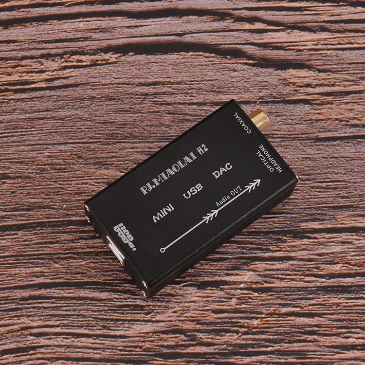 Портативный ПК USB PCM2704 ЦАП поддерживает AUX волокно и коаксиальный выход HIFI аудио декодер H2