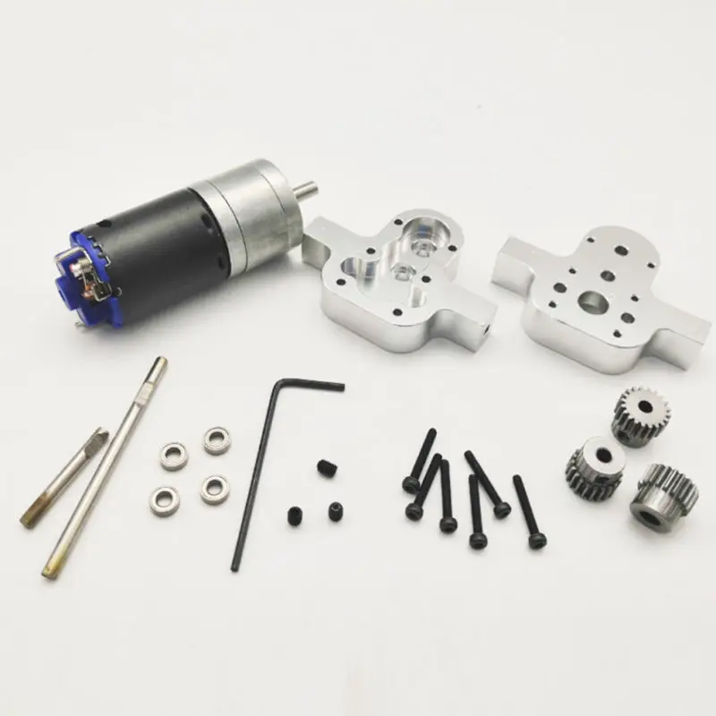 

Metal Transfer Gearbox w/ 370 Motor Kit for WPL B16 B-24 B14 C24 C14 1/16 RC Car