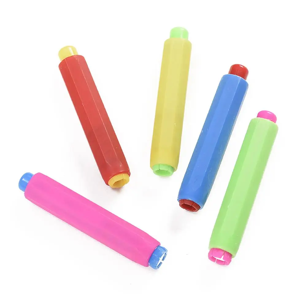 

100 PCS New Dustless Chalk Holder Pen Chalk Clip For Teacher Porta Tiza On Blackboard Sticker Chalkboard