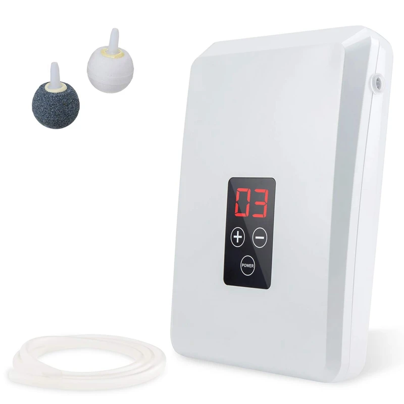 

Portable Ozone Generator 400 Mg/H Multipurpose Air Sterilizing & Freshening System With 2 Silicone Tubes, 2 Diffuser Stones