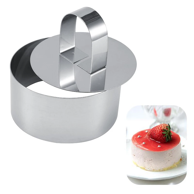 Нержавеющая сталь Горячая выпечки инструменты для выпечки DIY формы для выпечки инструменты для сыра кекс форма для торта мусс кольцо салат 1 шт. десерт