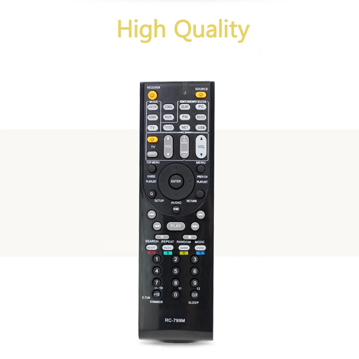 New Replacement Remote Control Replacement  For-ONKYO AV Receiver AV Power Amplifier Remote Control Controller Without Batteries