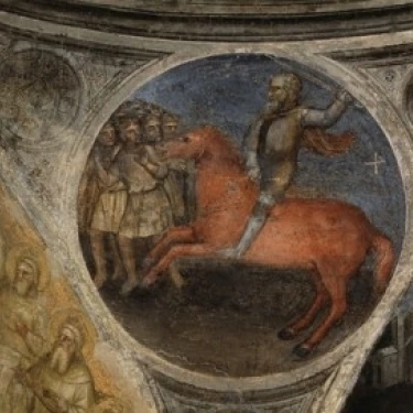 Red Horse (The Second Seal) From Apocalypse: Descent of The Holy Ghost Giusto de Menabuoi (active 1349-ca 1390 (18 x 24) | Дом и сад