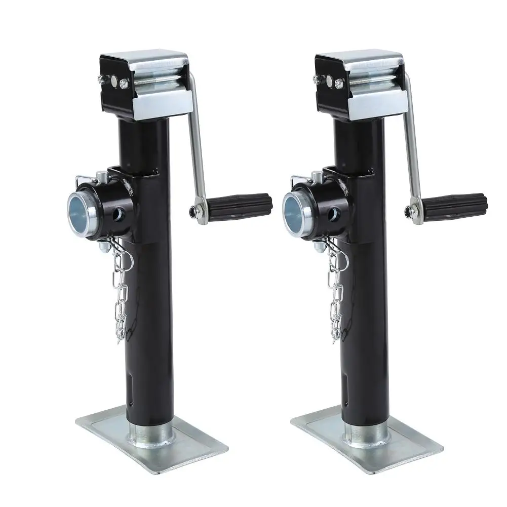 

2pcs 1000kg Trailer Jack Pipe Mount Side Wind Drop Leg Tool
