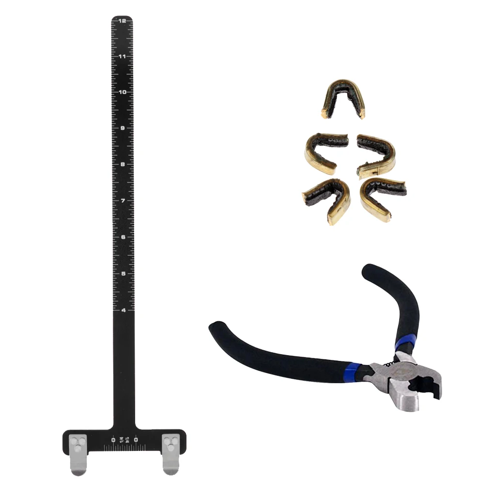 

5pcs Archery Bowstring Nocking Points + Bow Nocking Points Pliers + T Bow Square