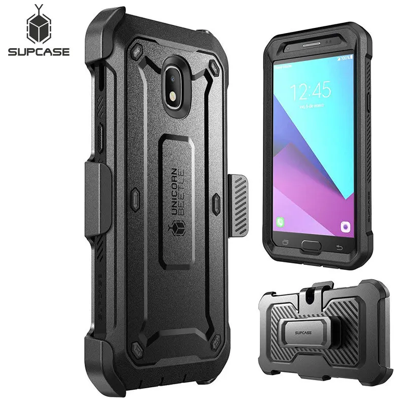 SUPCASE For Samsung Galaxy J7 2018 Case UB Pro Full-Body Rugged Holster with Built-in Screen Protector NOT Fit 2017 | Мобильные