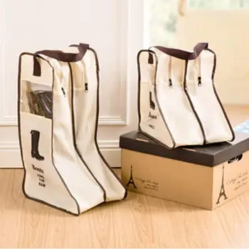 

Portable Visible Dust Proof Boots Shoes Covers for Travel Storage