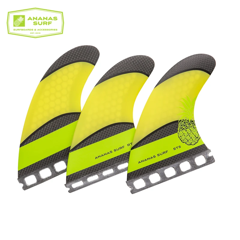 Ananas Surf Фины Плавники для Серфборда карбон и сота Thruster Future база кайт серфинга
