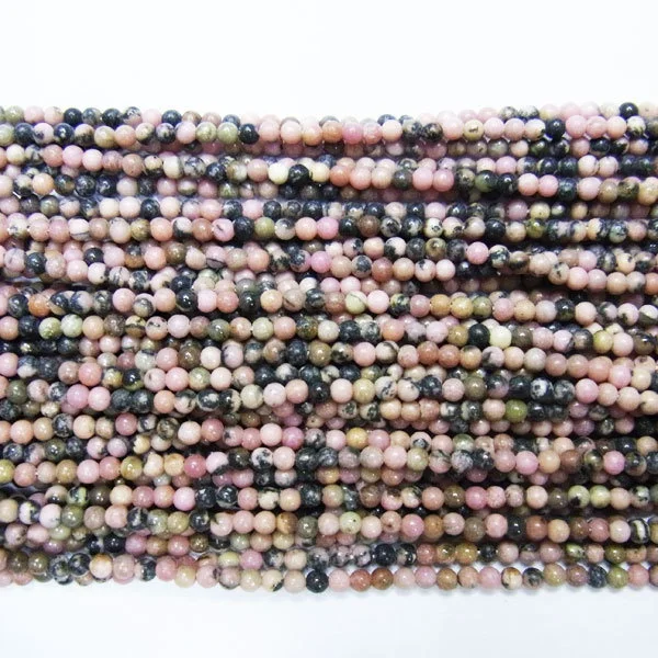 Красивые круглые бусины из родонита 2 мм около 150 шт.|rhodonite beads|beads beadsround beads |