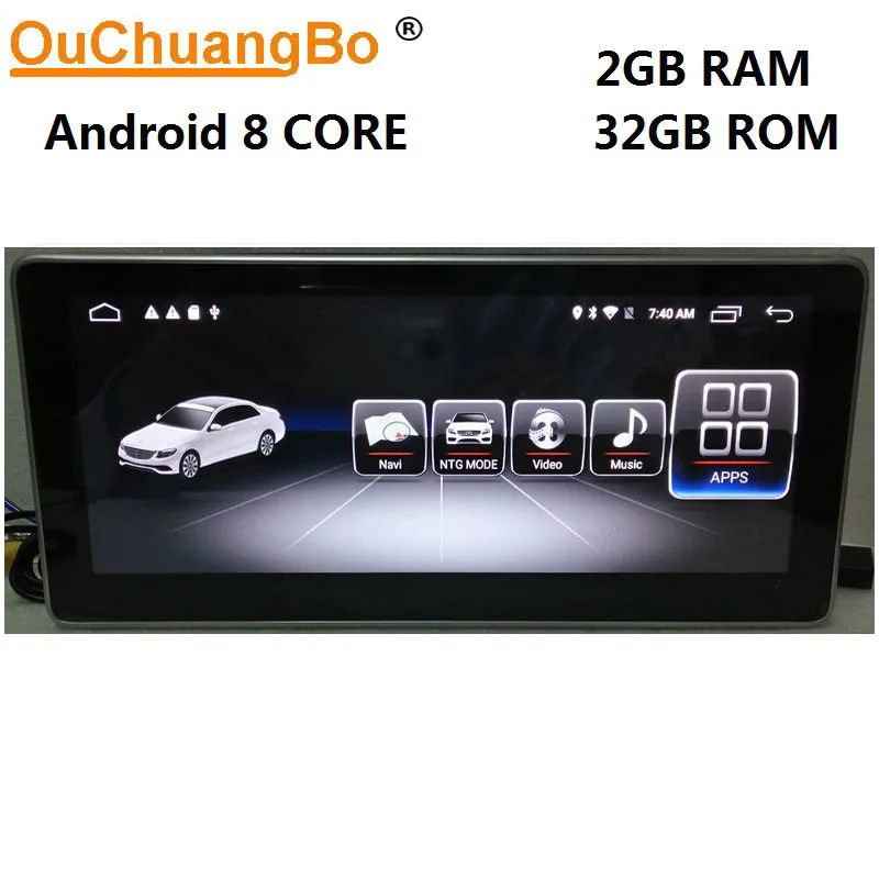 

Ouchuangbo 10.25" Android 8.1 car media radio for Mercedes Ben E W212 E300 E500 E350 2009-2017 with 8 core GPS audio 4+64