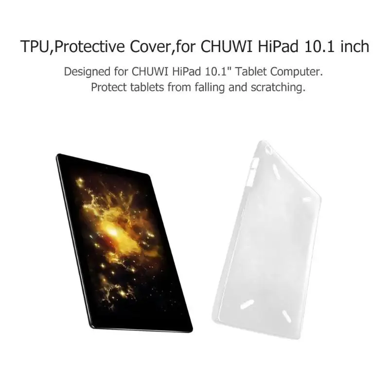 

Soft TPU Shell Protective Cover Shockproof Case Frame for CHUWI HiPad 10.1" Tablet PC