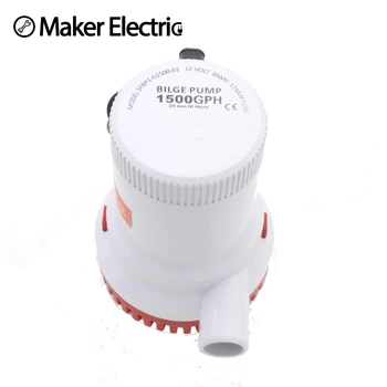 

water pump Thermo plastic ABC Housing MKBP-G1500-12/24 12/24V rule gph bilge pump 1500 from maker electric china factory