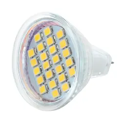 MR11 24 3528 SMD светодиодный лампы для Прожектора Теплый белый DC 12 V