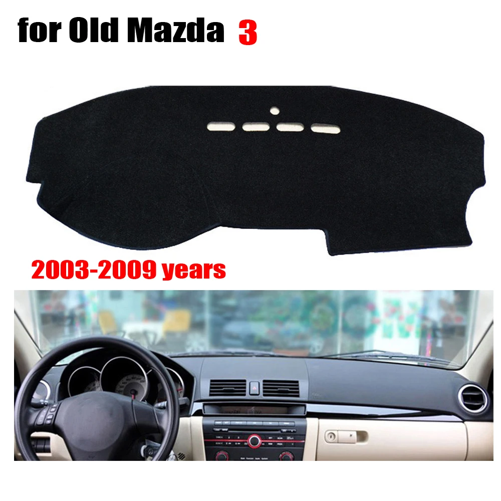 Чехлы на приборную панель автомобиля коврик для старой MAZDA 3 2003 2009 левой рукой