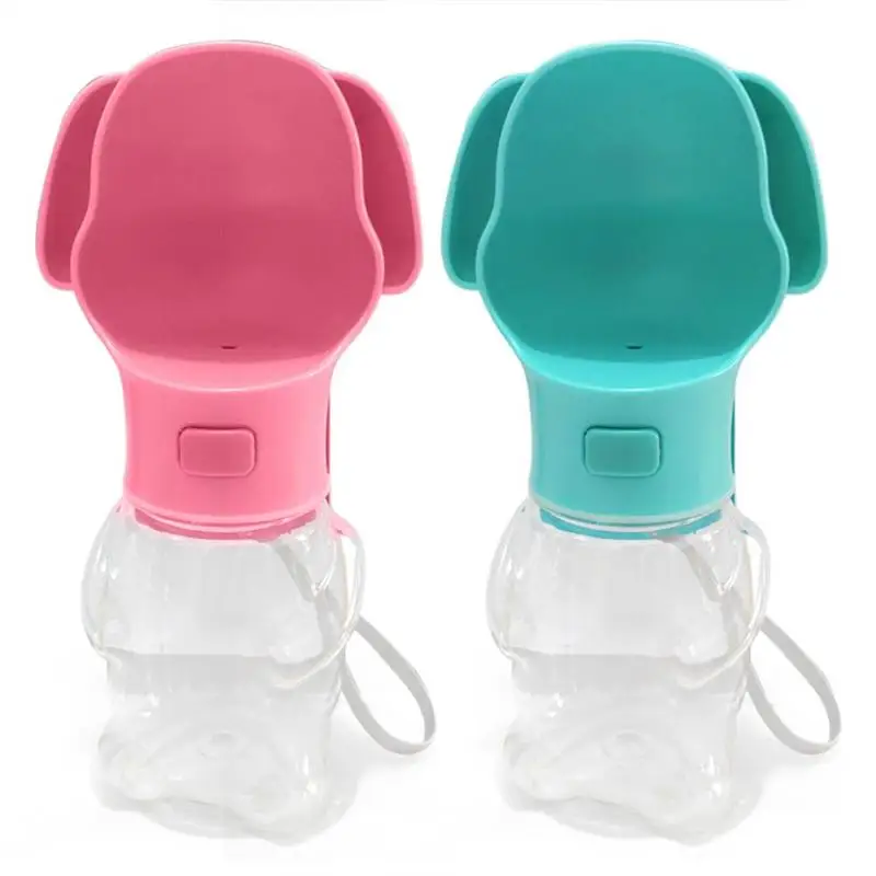 

500ml Portable Pet Dog Water Bottle Folding Travel Outdoor Cat Feeding Drinking Cup Bowl Water Dispenser Puppy Dog Squeeze Bowl