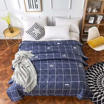 

Summer Quilt For Double Single Bed Duvet 150*200 200*230 Blanket lattice Comforters Bedspread Bed Cover Quilting Home Textiles