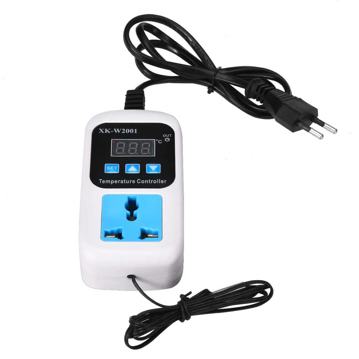 

1500W 110-220V Digital Temperature Controller Electronic Temperature Controller Thermostat Control Switch Probe With EU Plug