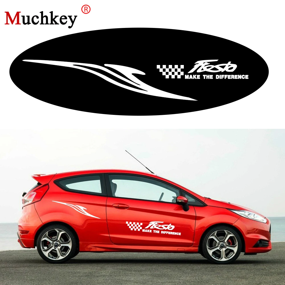 Fur Ford Fiesta Auto Seite Korper Aufkleber Wort Aufkleber Fliessheck Decals Custom Car Decals Diy Dekoration Aufkleber Auto Teil 180 Cm Car Stickers Aliexpress