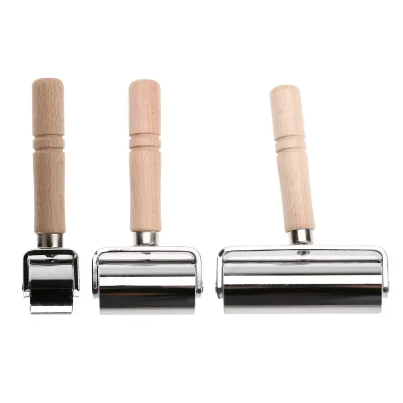 

60mm/100mm Leather Roller Glue Edges Laminating Craft DIY Handmade Crease Wood Tool Leathercraft Sewing Suppliers Accessories