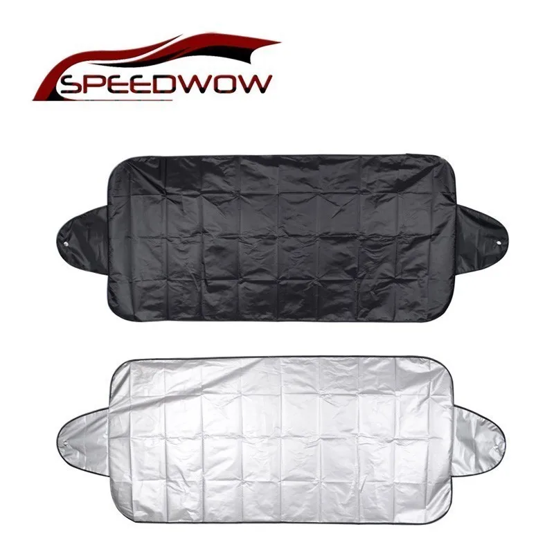 

SPEEDWOW 1Pcs Car Exterior Protection Blocked Car Covers Snow Ice Protector Visor Sun Shade Fornt Rear Windshield Cover Shields