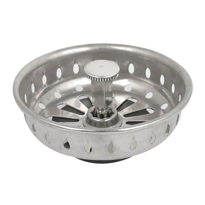 

Household kitchen trash sink stopper strainer silver