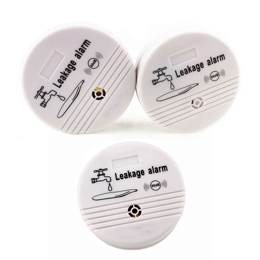 Detector de fugas de agua inalámbrico por voz, alarma de seguridad para el hogar, 90dB, 3 uds.