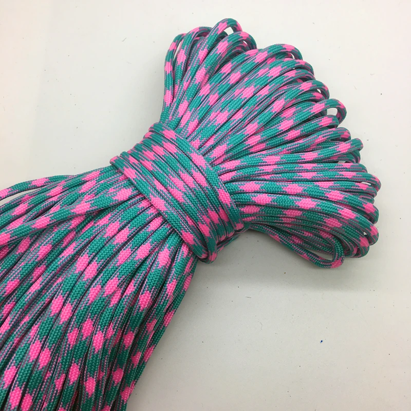 Paracord браслеты 10 ярдов/партия смешанные цвета 7 нитей парашютный шнур кемпинг