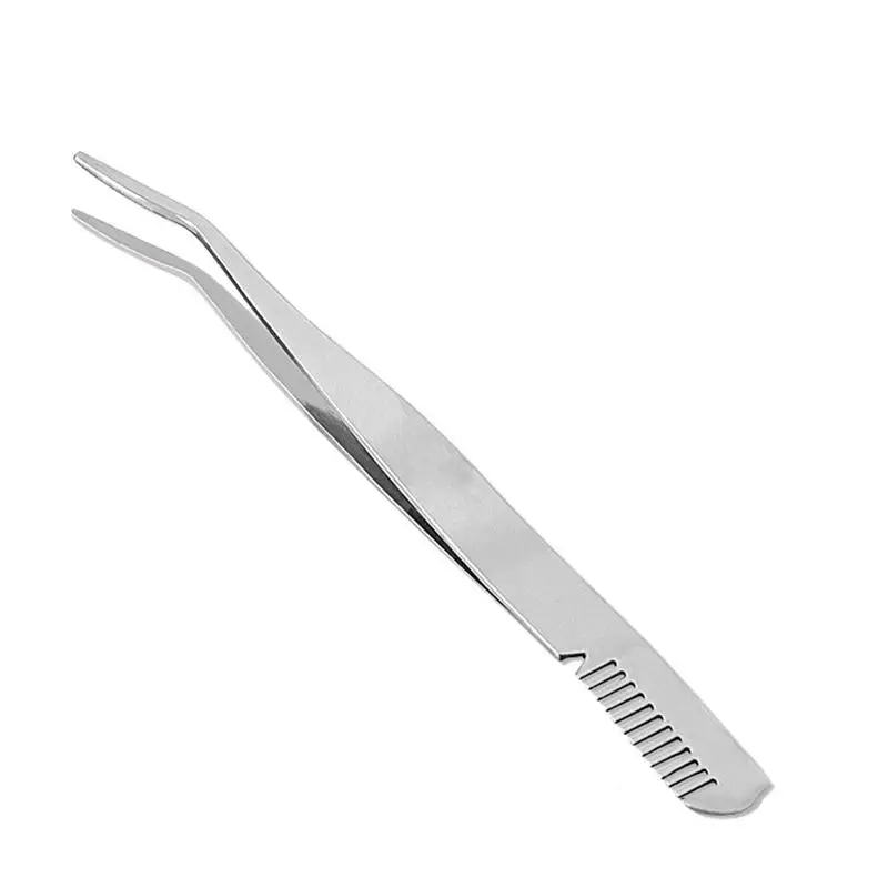 

Eyebrow Clip Stainless Steel With Comb Portable Removal Makeup Tools Eyebrows Clamp Eyebrow Eyelash Tweezer Makeup Tools