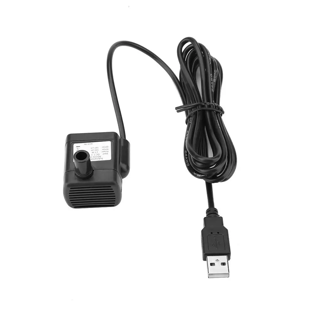 Маленький Бесщеточный насос для аквариума USB 5 в постоянного тока фонтана