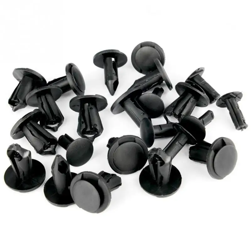 

50Pcs/bag Car bumper expansion screw Trunk Threaded Nail Auto Fastener Expansion Screw Rivet Clip Door Bumper Nylon