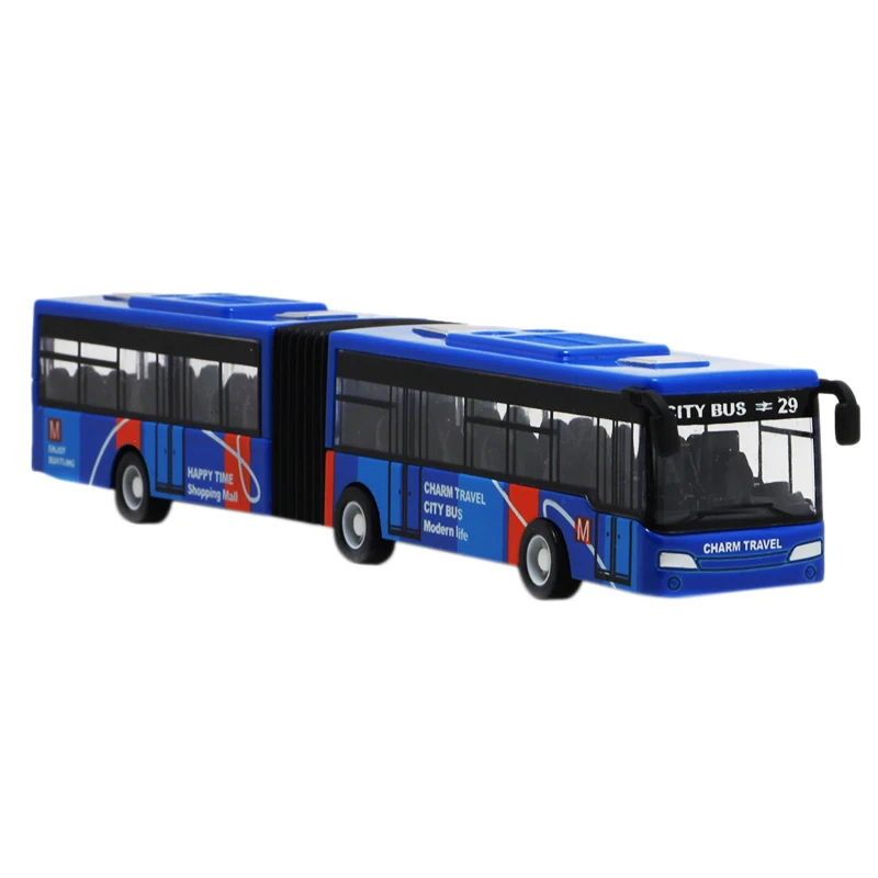  Children'S Diecast Model Vehicle Shuttle Bus Car Toys Small Baby Pull Back Toys
