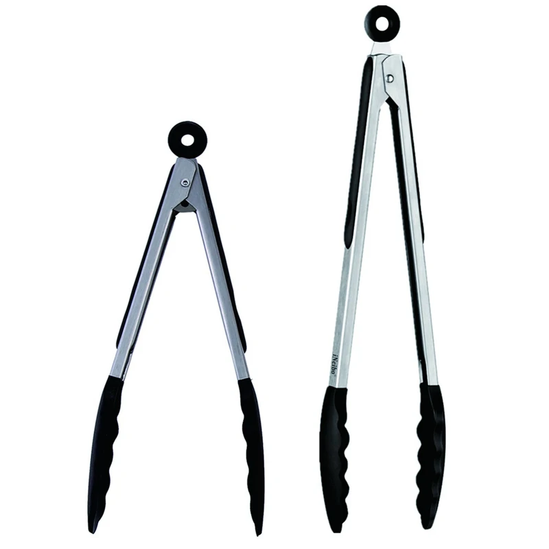 

Non-slip & Easy Grip Stainless Steel Handle - Smart Locking Clip - Heat Resistant, Food Grade - Handy Utensil For Cooking, Bar