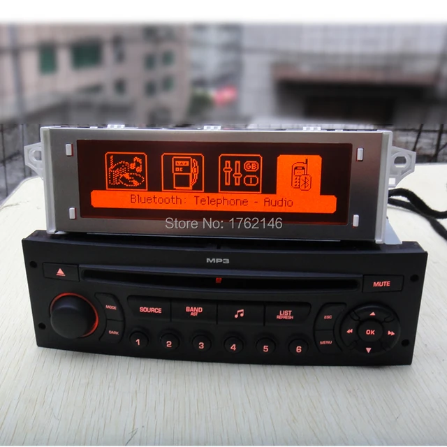 Original RD45 CD PLAYER + Monitor Car Radio USB AUX Bluetooth PARTNER
