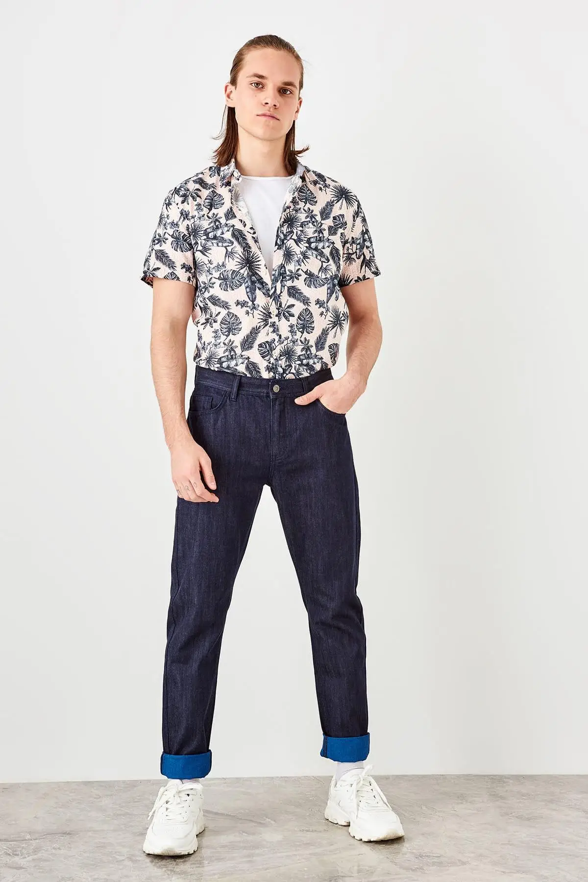 Trendyol новые Индиго мужские джинсы TMNSS19DT0004 |