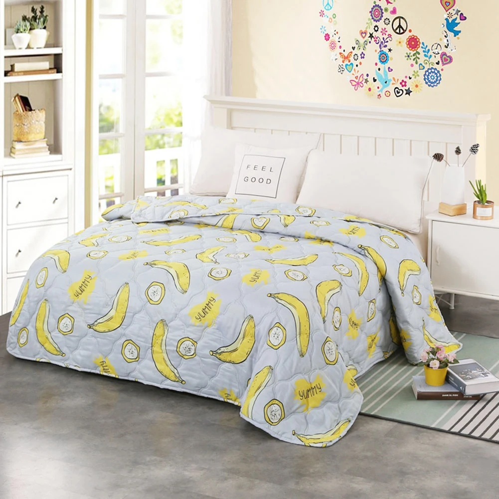 

100%Polyester Printed Bedding Print Summer Thin Quilt Air Conditioner Quilt Blanket Duvet For Winter Summe