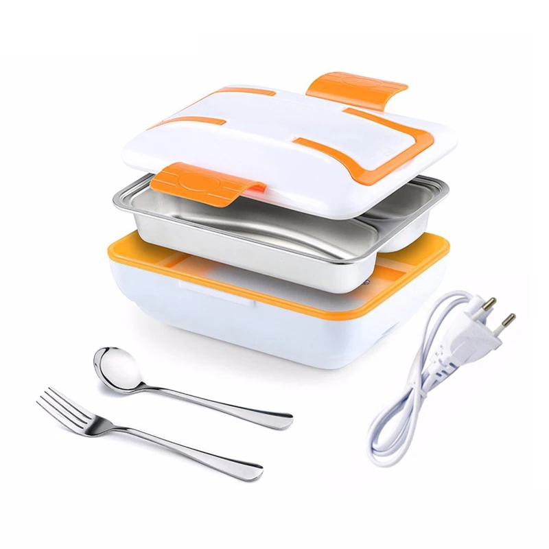 

AHTOSKA 220V Portable Electric Heating Lunch Box Made By Stainless Steel And Plastics Food Warmer For Office And Home