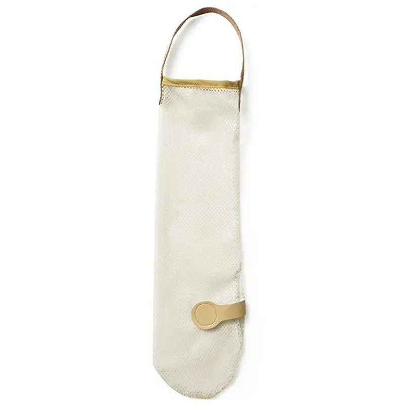 

3 pieces Reusable Fruit and vegetables for hanging Shopping Bag Food storage bag with handle Kitchen Multifunction hanging the