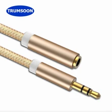 Trumsoon 5pcs/lot 3.5mm Male to Female Extension Cable Audio AUX Cord Line for PC MP3 Speaker Phone Car Earphone Trumsoon 5pcs/lot 3.5mm Male to Female Extension Cable Audio AUX Cord Line for PC MP3 Speaker Phone Car Earphone