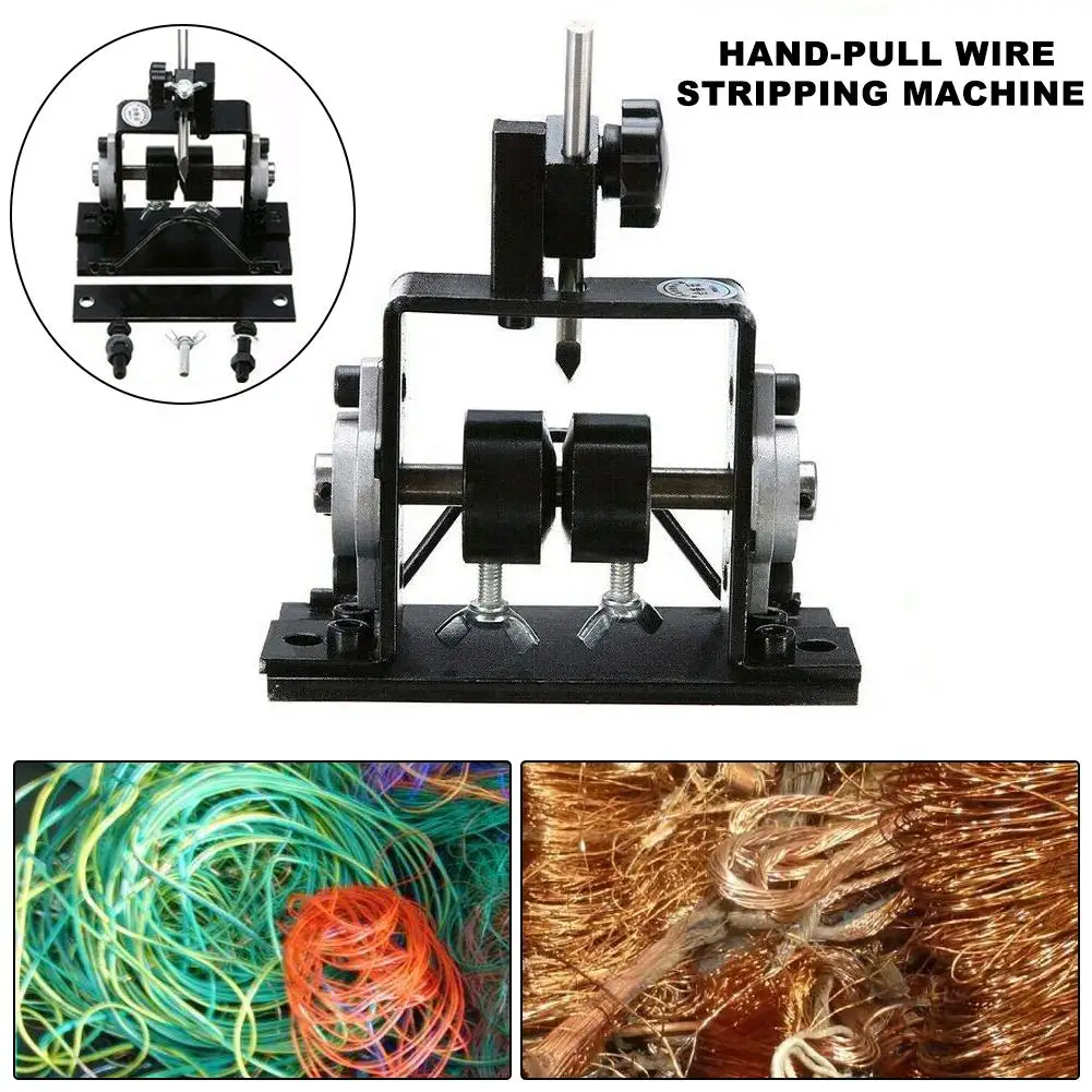 

Cable Stripping Machine Manual Wire Machine Cable Peeling Stripper Scrap Metal Recycle Tool for Scrap Copper Wire Cable