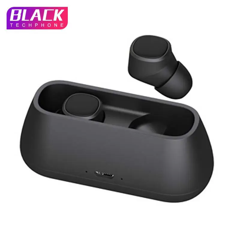 

T1 Bluetooth 5.0 Earphones TWS Dual Microphone True Wireless Stereo Headset Stereo 3D Sports IPX5 Waterproof With Charging Box
