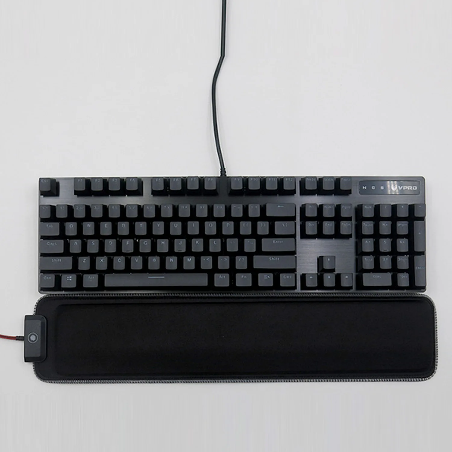 Elisona игровой RGB светодиодный коврик для поддержки запястья клавиатуры