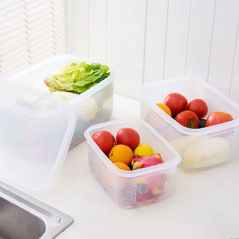 Холодильник контейнер для хранения еды свежий холодильник коробки еда кухонный контейнер с крышкой Домашний Органайзер кухонный Органайзер