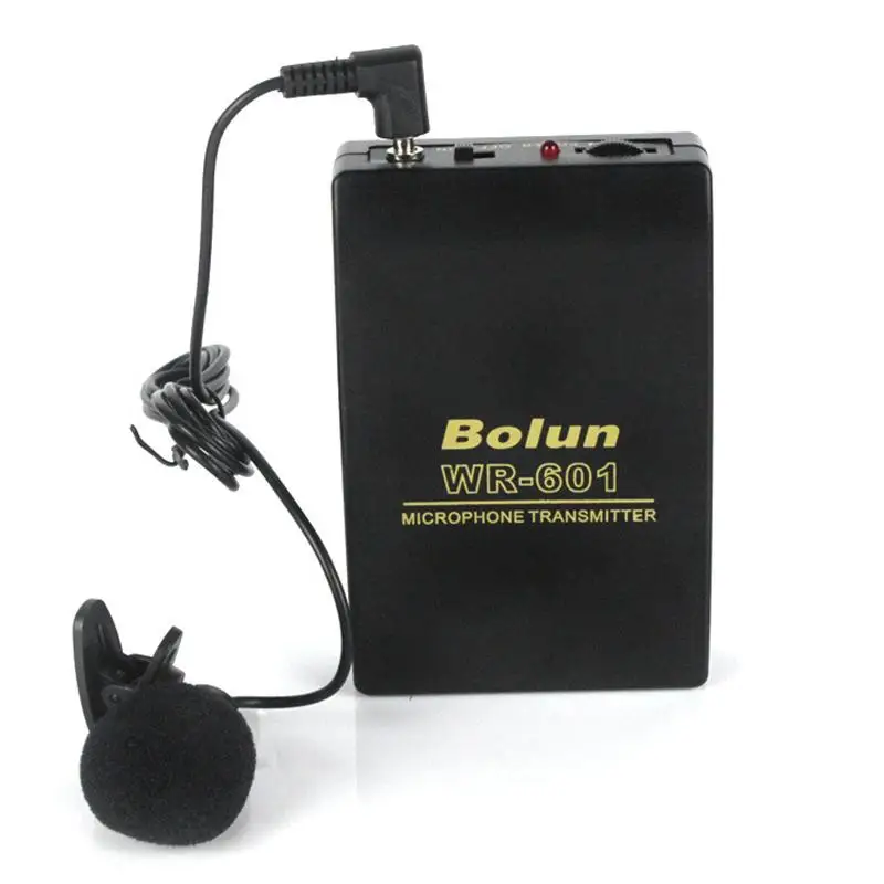 WR601 Wireless Microphone MIC Conference Teaching Speech FM Transmitter Collar Clip Type Speakers | Электроника