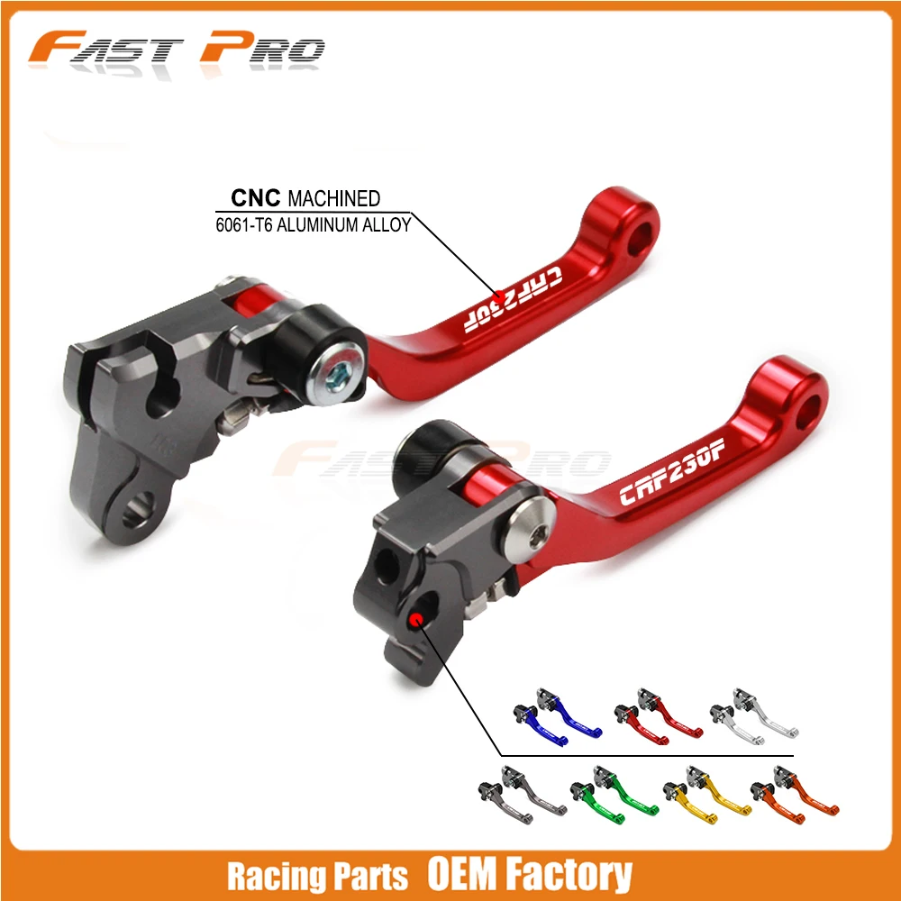 Cena Motocykl CNC motor terenowy Pivot dźwignie sprzęgła hamulca dla Honda CRF230F CRF 230F CRF 230 F 2003 2017 2004 2005 motocykl motocross